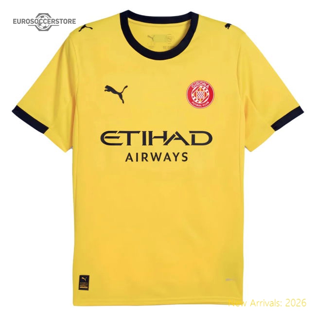 2025-2026 Girona Away Shirt (Your Name)-The Soccer Shirt Hub