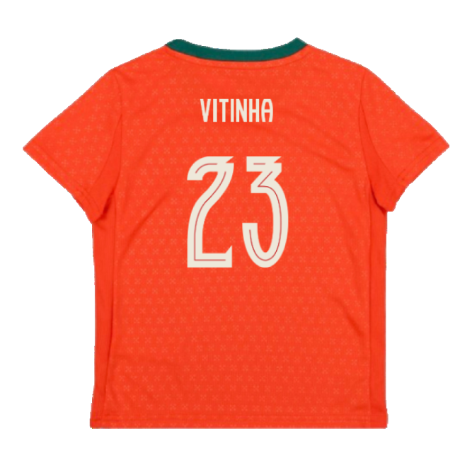 2025-2026 Portugal Home Mini Kit (Vitinha 23)-The Soccer Shirt Hub