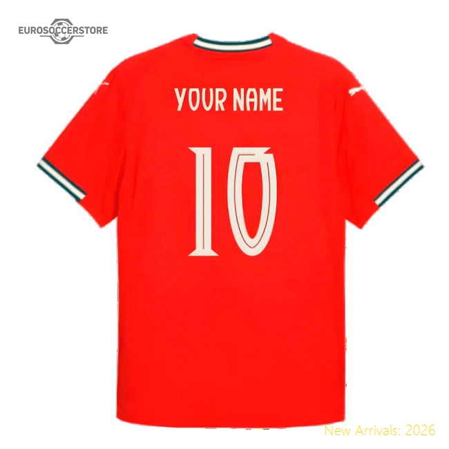 2025-2026 Portugal Home Shirt (Your Name)-The Soccer Shirt Hub
