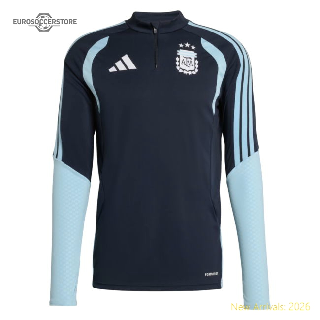 2026-2027 Argentina Training Top (Night Navy)-The Soccer Shirt Hub