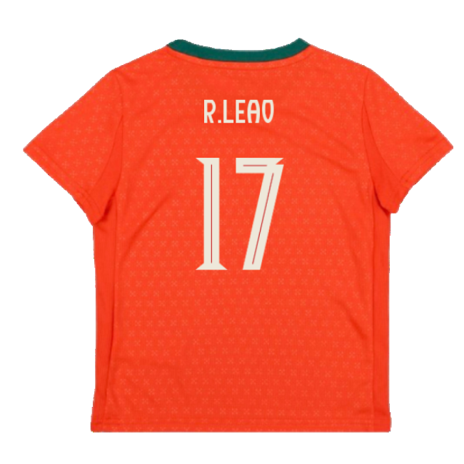 2025-2026 Portugal Home Mini Kit (R.Leao 17)-The Soccer Shirt Hub