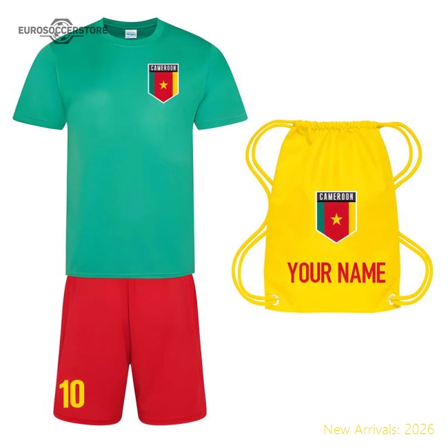 Personalised Cameroon Training Kit Package-The Soccer Shirt Hub