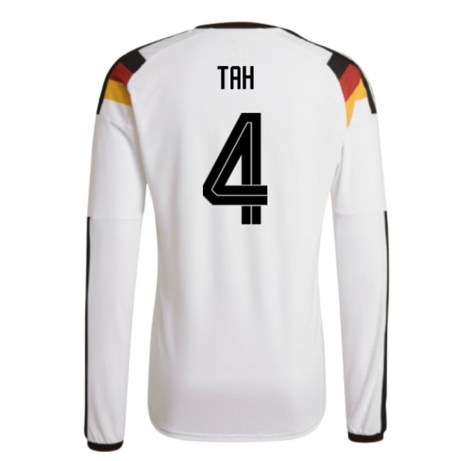 2026-2027 Germany Authentic Long Sleeve Home Shirt (Tah 4)-The Soccer Shirt Hub