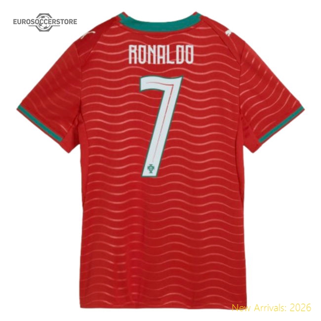 2026-2027 Portugal RONALDO Home Shirt (Womens)-The Soccer Shirt Hub