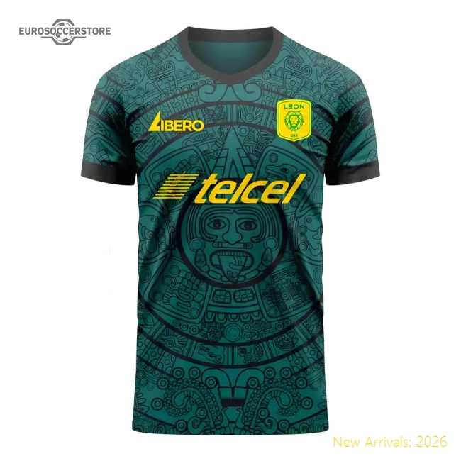 Club Leon 2025-2026 Home Concept Football Kit (Libero)-The Soccer Shirt Hub