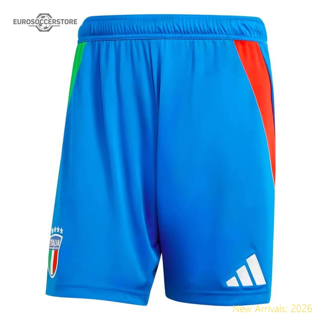 2024-2025 Italy Away Shorts (Blue)-The Soccer Shirt Hub