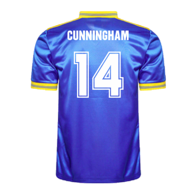 Wimbledon 1988 FA Cup Final Reissue Shirt (Cunningham 14)-The Soccer Shirt Hub