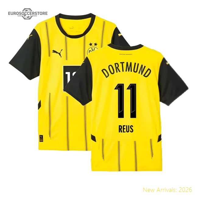 2024-2025 Borussia Dortmund Home Shirt (Reus 11)-The Soccer Shirt Hub