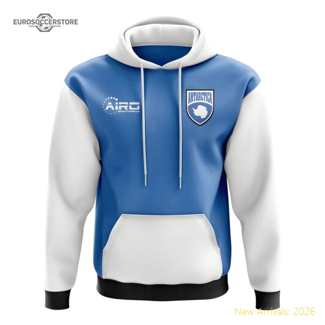 Antarctica Concept Country Football Hoody (Sky)-The Soccer Shirt Hub