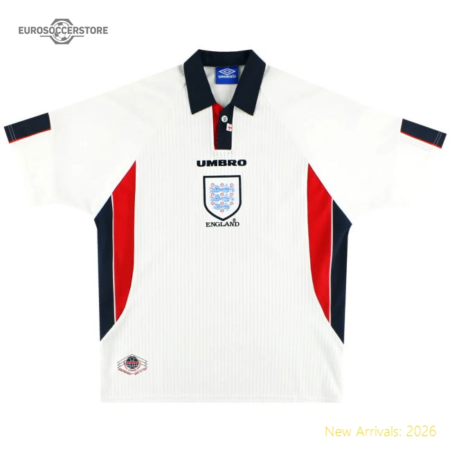 England 1997-99 Home Shirt (XL) (Excellent)-The Soccer Shirt Hub