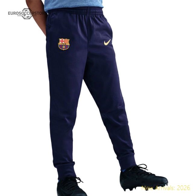 2025-2026 Barcelona Strike Dri-FIT Football Knit Tracksuit (Purple) - Little Kids-The Soccer Shirt Hub