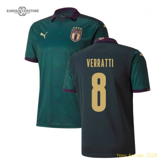 2019-2020 Italy Renaissance Third Puma Shirt (Kids) (Verratti 8)-The Soccer Shirt Hub