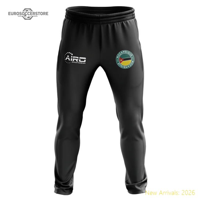 Mozambique Concept Football Training Pants (Black)-The Soccer Shirt Hub
