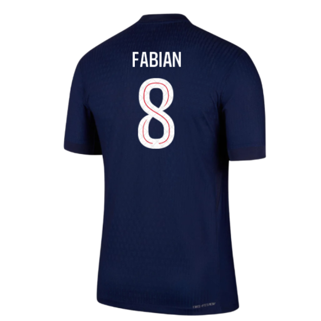 2025-2026 PSG Home Dri-Fit ADV Authentic Shirt (Fabian 8)-The Soccer Shirt Hub