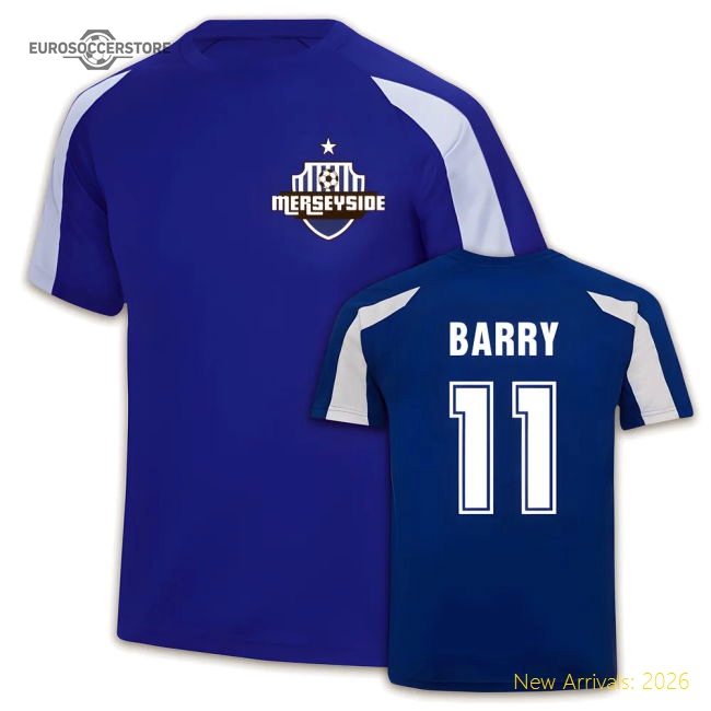 Barry Everton Sports Training Jersey (Blue)-The Soccer Shirt Hub