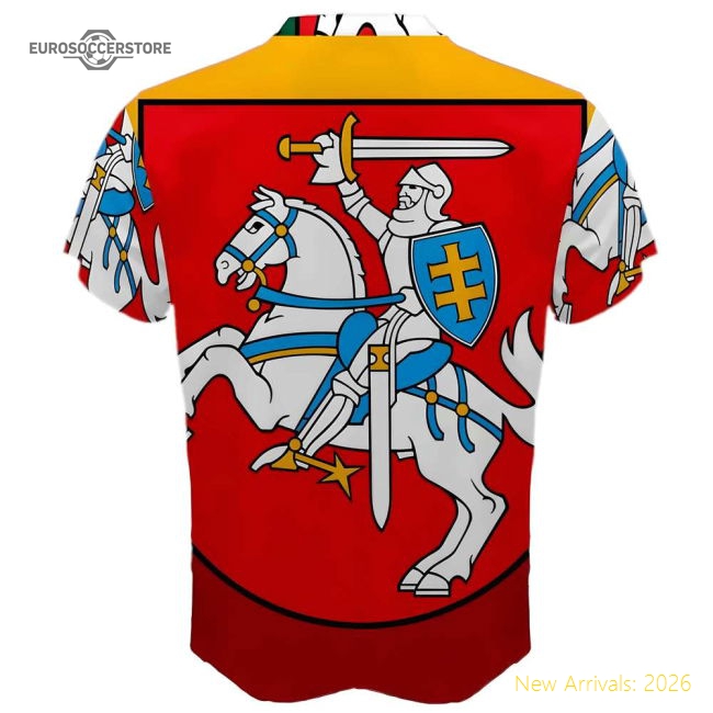 Lithuania Coat of Arms Sublimated Sports Jersey-The Soccer Shirt Hub