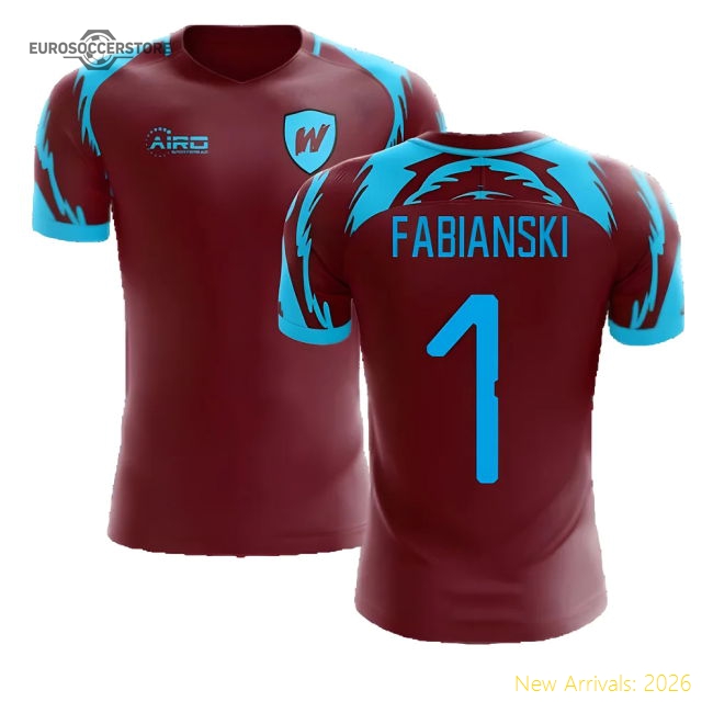 2025-2026 West Ham Home Concept Football Shirt (FABIANSKI 1)-The Soccer Shirt Hub