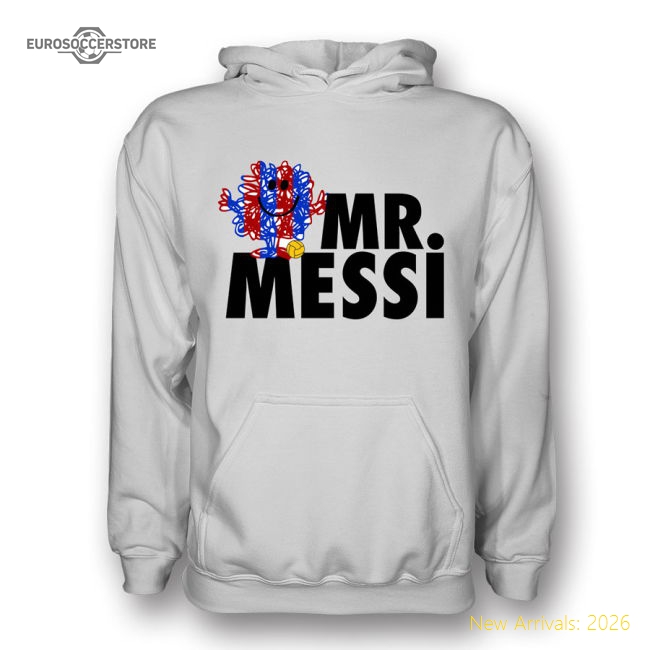 Lionel Messi Mr Messi Hoody (white) - Kids-The Soccer Shirt Hub