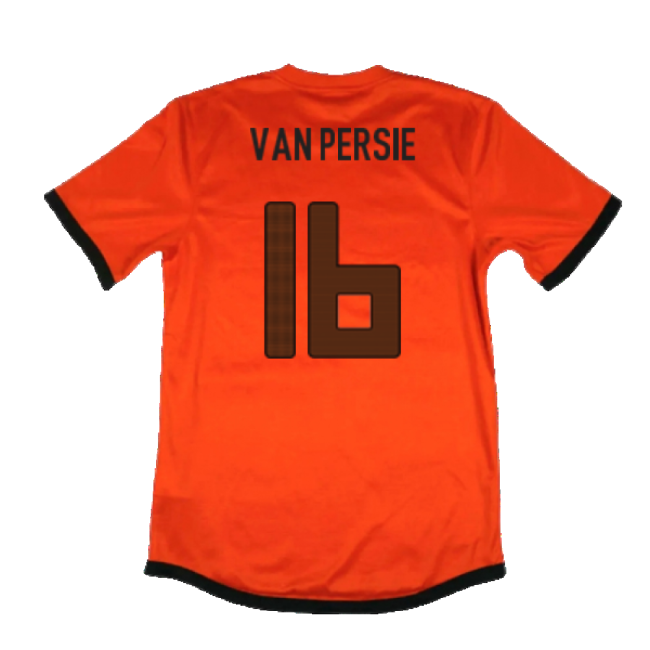 Holland 2012-13 Home Shirt ((Very Good) S) (Van Persie 16)-The Soccer Shirt Hub