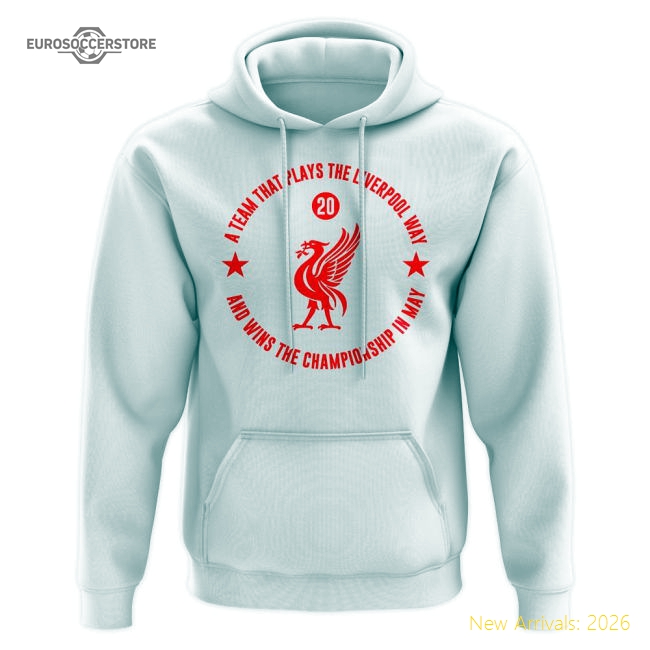 The Liverpool Way Champions 2024-25 Hoody (White)-The Soccer Shirt Hub