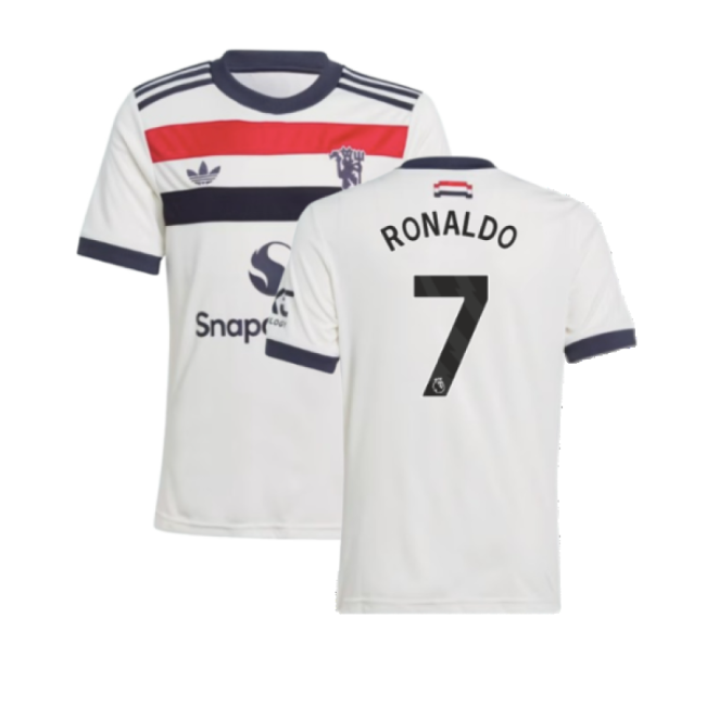 2024-2025 Man Utd Third Shirt (Kids) (Ronaldo 7)-The Soccer Shirt Hub