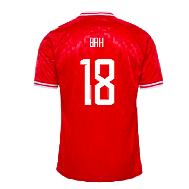 2024-2025 Denmark Home Shirt (Bah 18)-The Soccer Shirt Hub