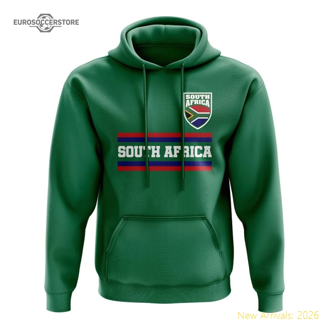 South Africa Core Football Country Hoody (Green)-The Soccer Shirt Hub