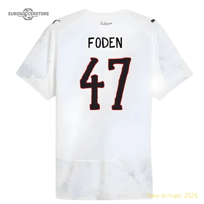2025-2026 KIDSUPER x Manchester City CWC Authentic Shirt (White) (Foden 47)-The Soccer Shirt Hub