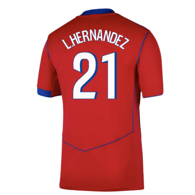 2025-2026 PSG Third Shirt (L.Hernandez 21)-The Soccer Shirt Hub