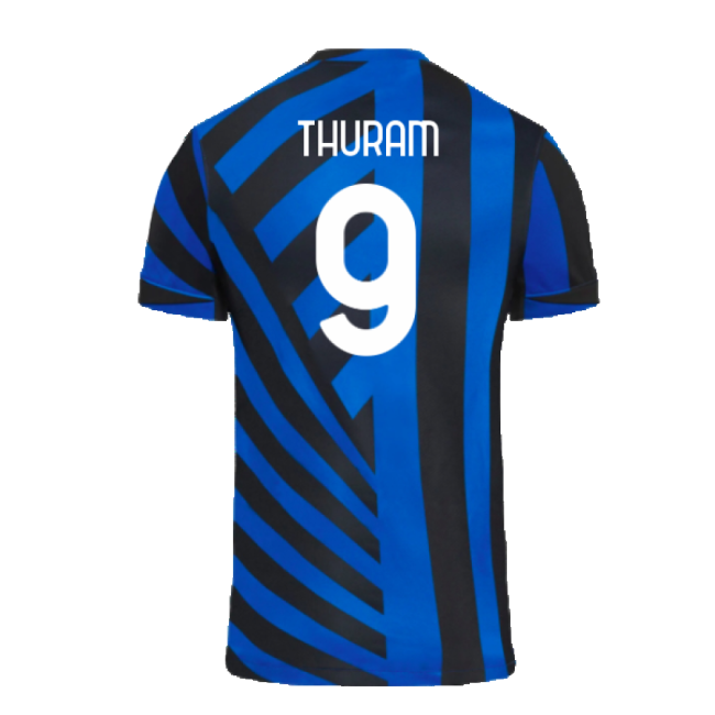 2024-2025 Inter Milan Home Shirt (Thuram 9)-The Soccer Shirt Hub