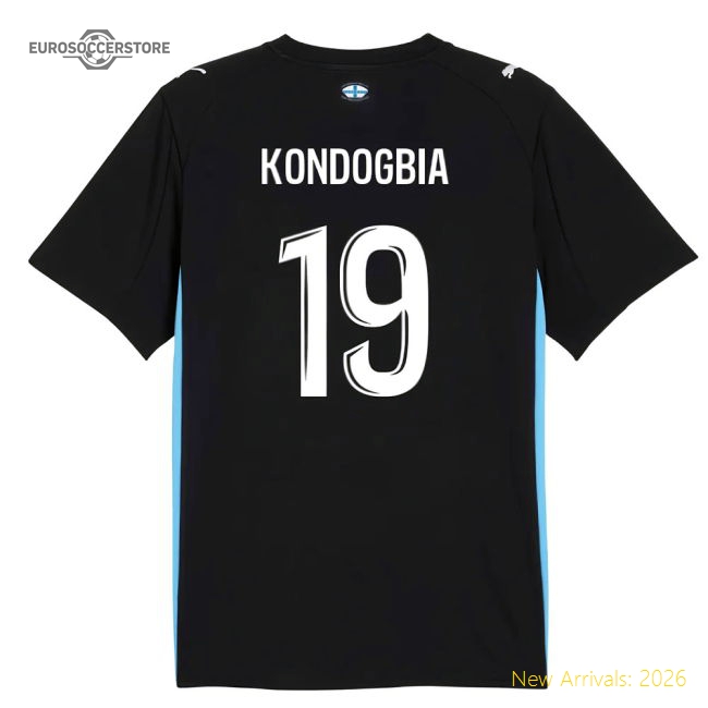 2025-2026 Marseille Away Shirt (Kids) (Kondogbia 19)-The Soccer Shirt Hub