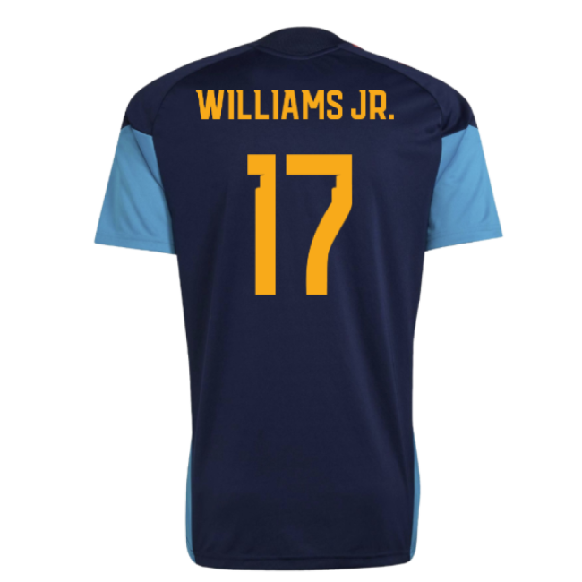 2026-2027 Spain Training Jersey (Night Indigo) (Williams Jr. 17)-The Soccer Shirt Hub