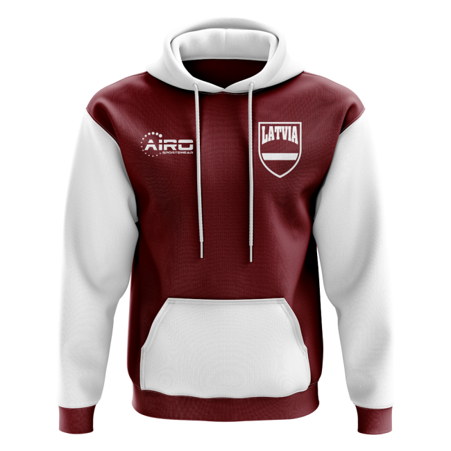 Lativa Concept Country Football Hoody (Red)-The Soccer Shirt Hub