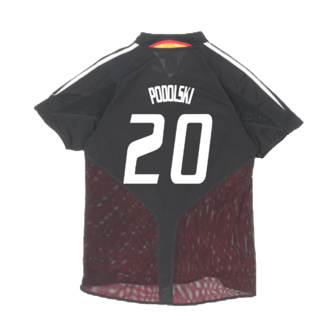 Germany 2004-06 Away Shirt ((Very Good) S) (Podolski 20)-The Soccer Shirt Hub