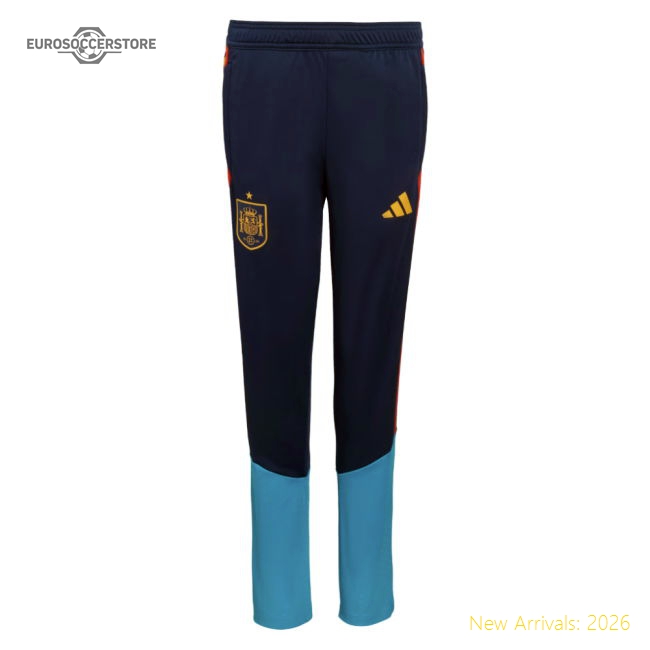 2026-2027 Spain Training Pants (Night Indigo) - Kids-The Soccer Shirt Hub