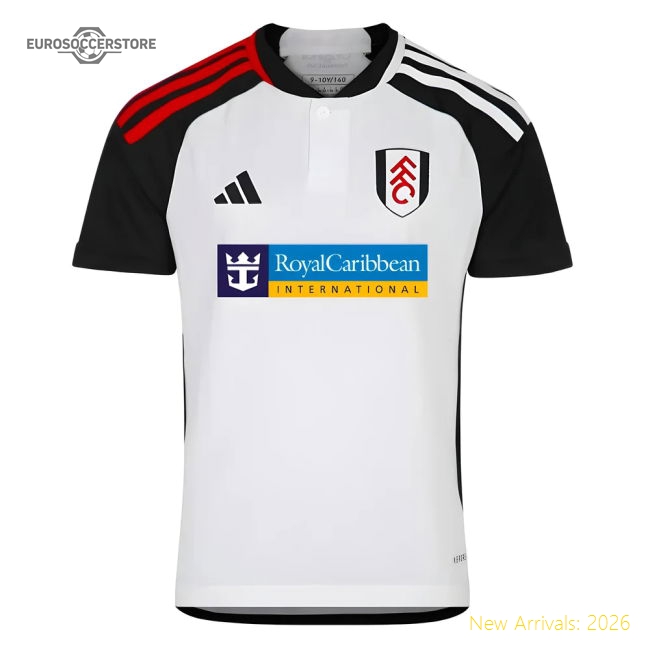 2023-2024 Fulham Home Shirt (Kids) (Your Name)-The Soccer Shirt Hub