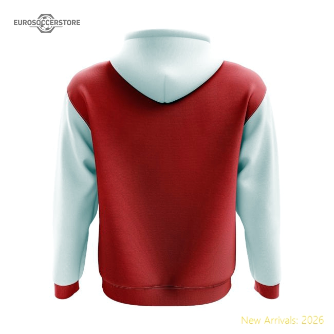 Sikkim Concept Country Football Hoody (Red)-The Soccer Shirt Hub