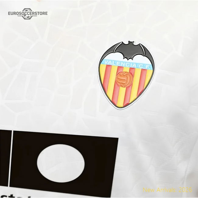 2025-2026 Valencia Home Shirt-The Soccer Shirt Hub