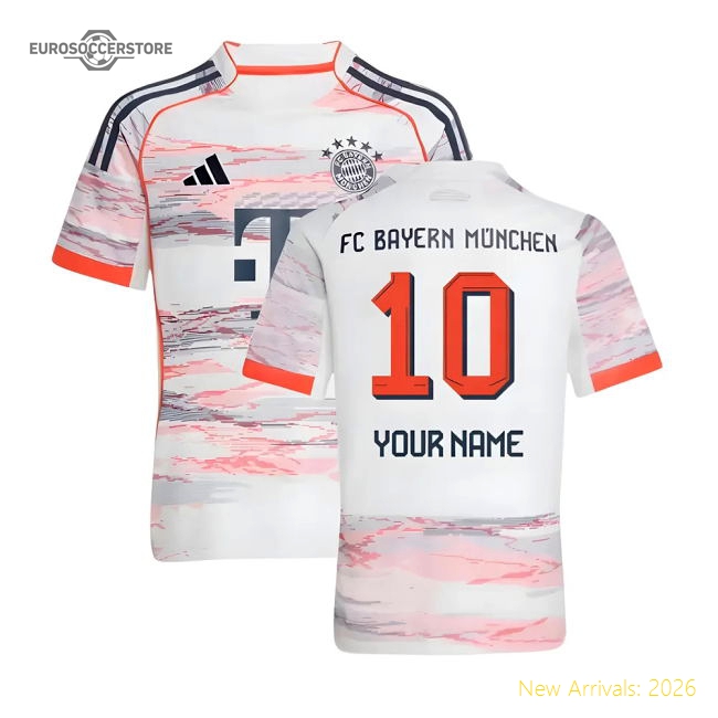 2025-2026 Bayern Munich Away Shirt (Kids) (Your Name)-The Soccer Shirt Hub