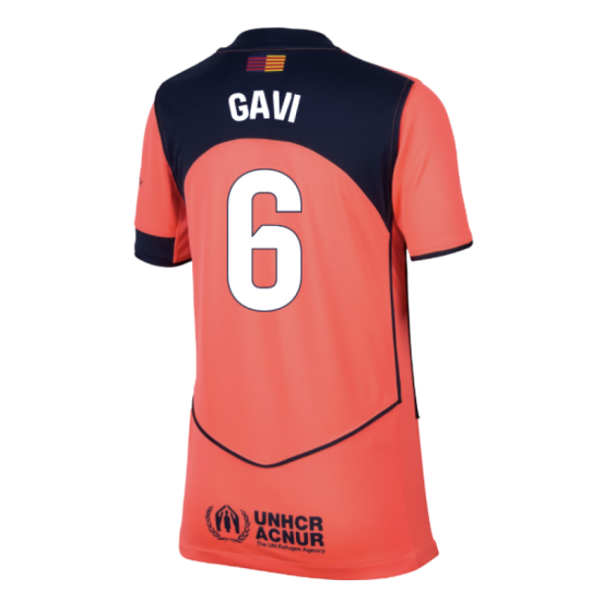 2025-2026 Barcelona Third Shirt (Kids) (Gavi 6)-The Soccer Shirt Hub