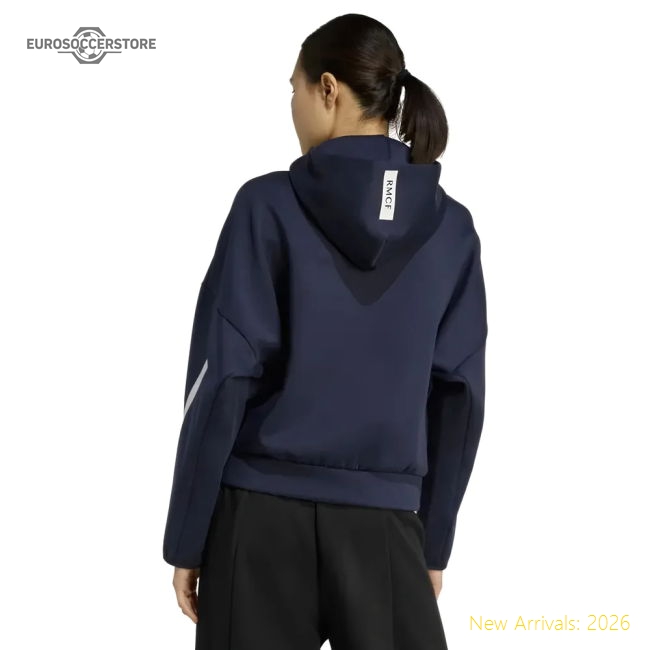 2025-2026 Real Madrid Anthem Jacket (Legend Ink) - Womens-The Soccer Shirt Hub