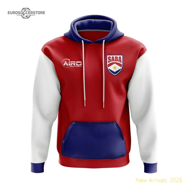 Saba Concept Country Football Hoody (Red)-The Soccer Shirt Hub