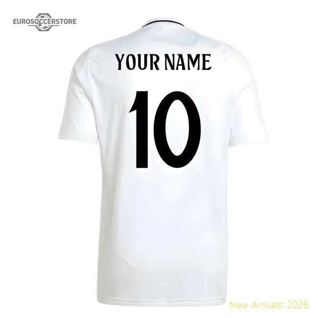 2024-2025 Real Madrid Home Shirt (Your Name)-The Soccer Shirt Hub