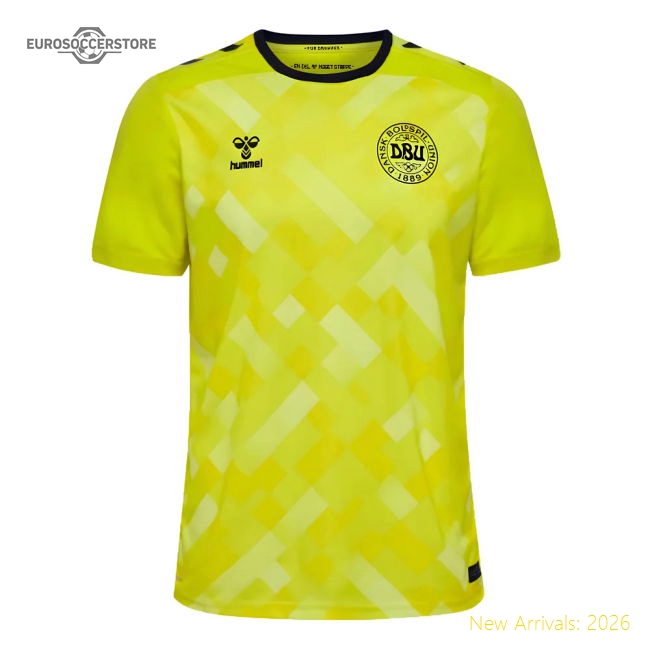 2024-2025 Denmark Home Goalkeeper Shirt (Yellow) (Schmeichel 1)-The Soccer Shirt Hub