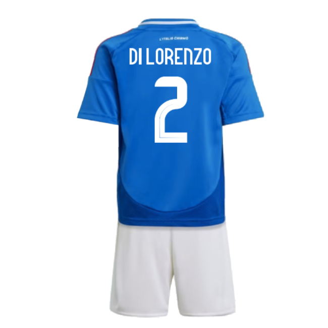 2024-2025 Italy Home Mini Kit (DI LORENZO 2)-The Soccer Shirt Hub