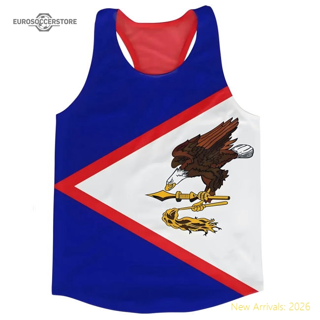 American Samoa Flag Running Vest-The Soccer Shirt Hub