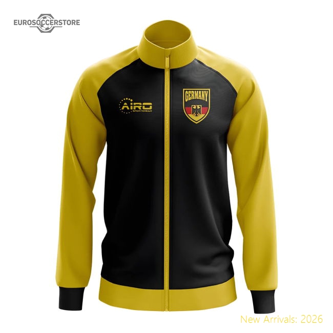 Germany Concept Football Track Jacket (Black)-The Soccer Shirt Hub