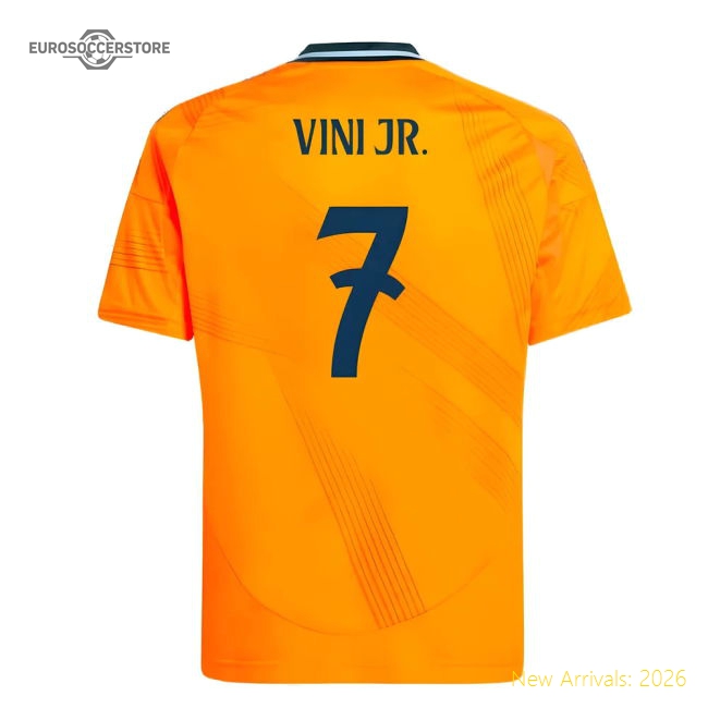 2024-2025 Real Madrid Away Shirt (Kids) (Vini Jr. 7)-The Soccer Shirt Hub