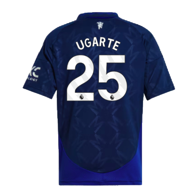 2024-2025 Man Utd Away Shirt (Kids) (Ugarte 25)-The Soccer Shirt Hub