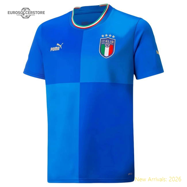 2022-2023 Italy Home Shirt (Kids)-The Soccer Shirt Hub